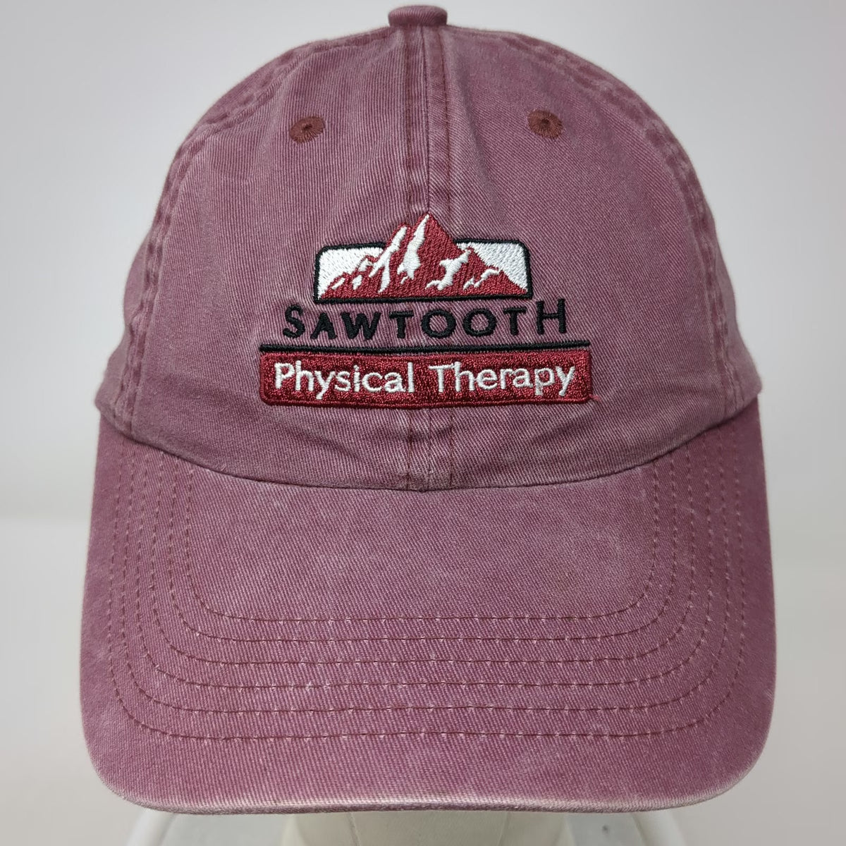 Port Authority Baseball Cap Red One Size Sawtooth Physical Therapy Slideback hat