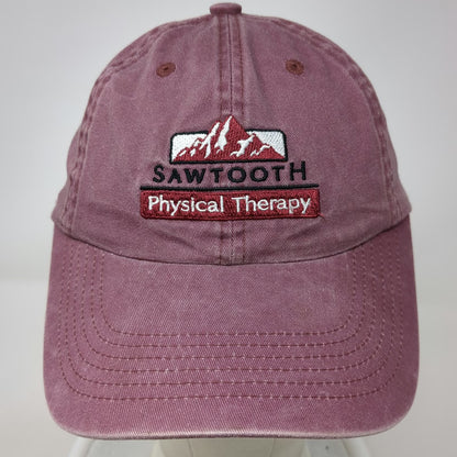 Port Authority Baseball Cap Red One Size Sawtooth Physical Therapy Slideback hat