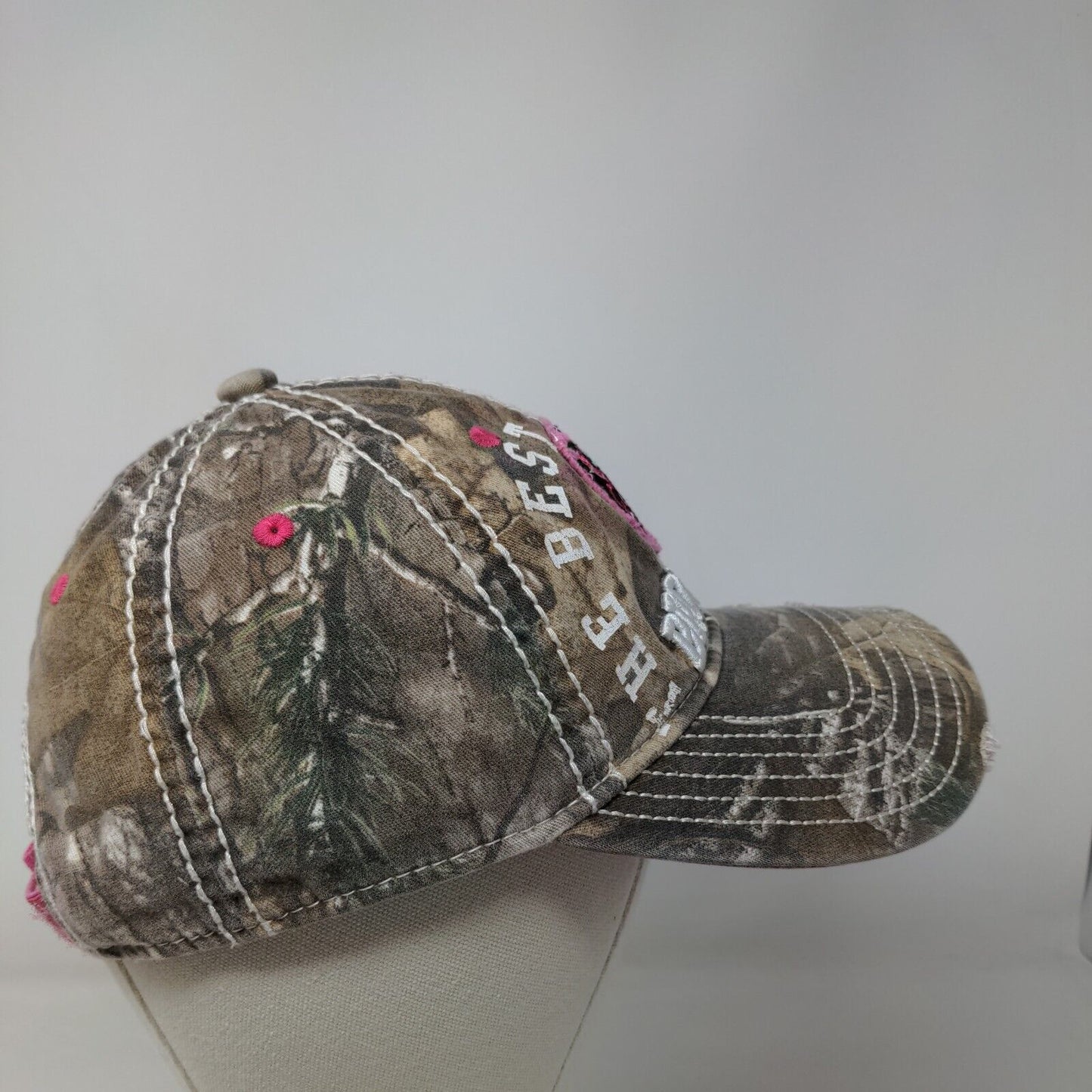 Browning The Best There Is Strapback Hat Camouflage OSFA Vent Holes