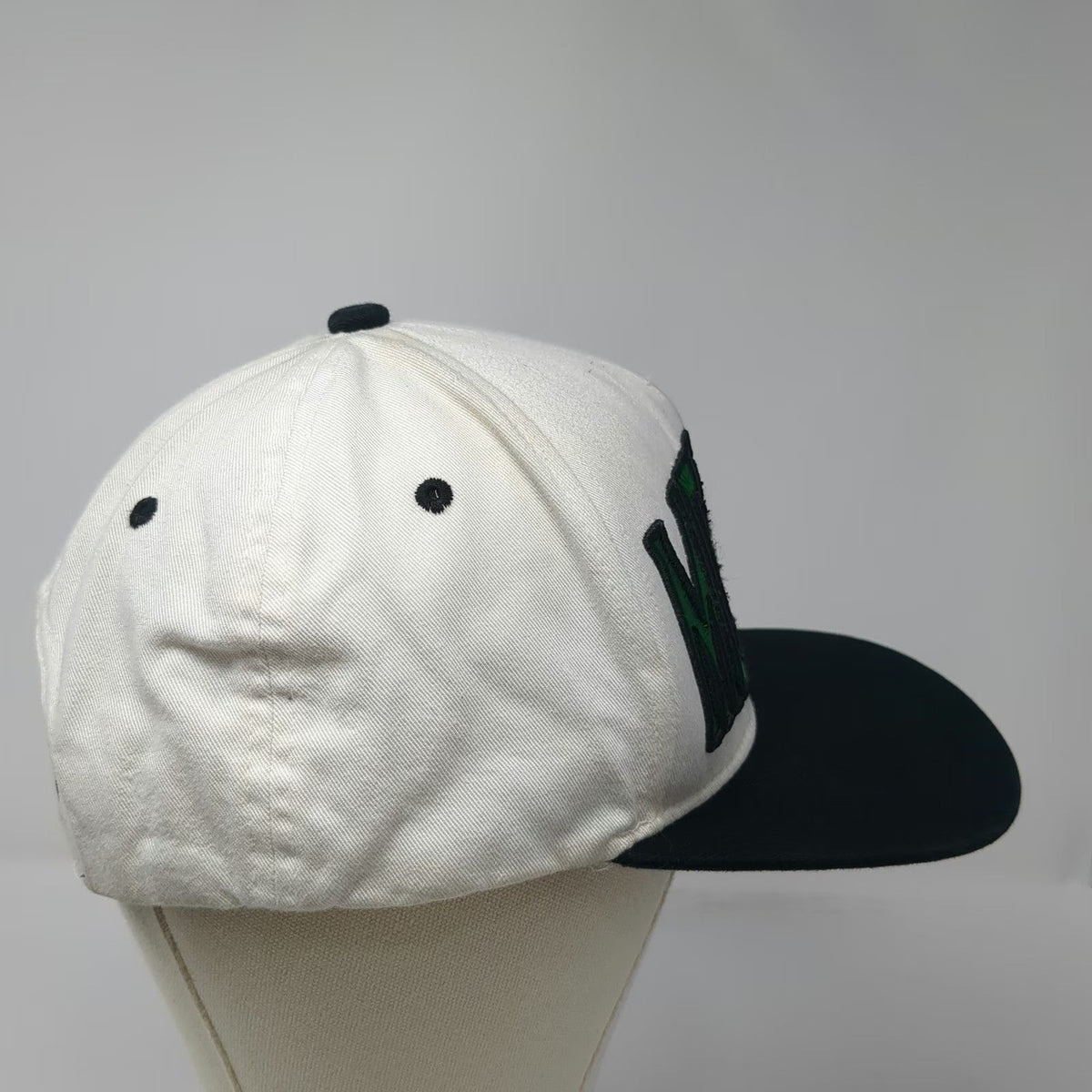 Top Level 5 Panel White One Size Mexico Eagle Crest Snapback Hat Graphic Cotton