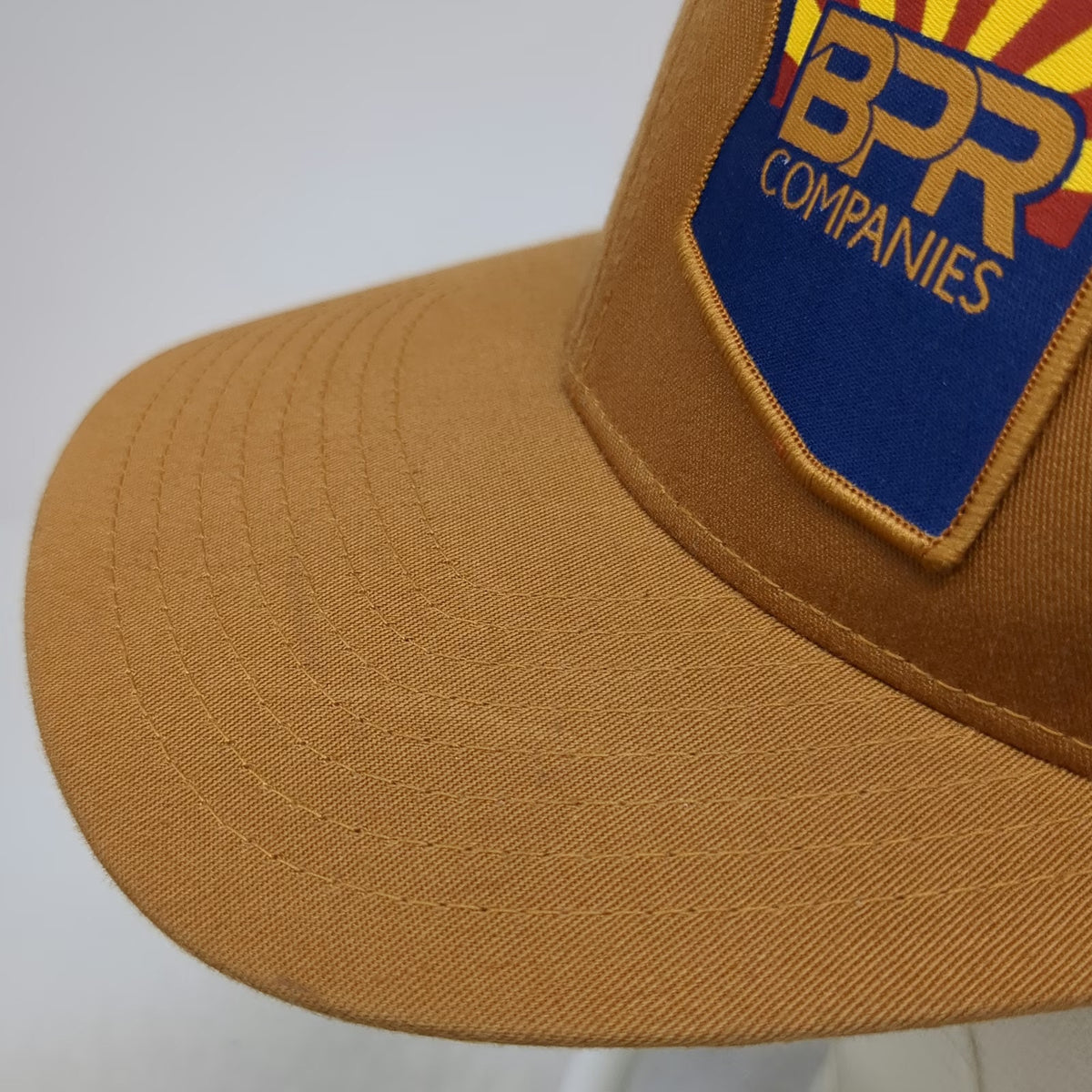 Yupoong Baseball Cap Brown One Size Mesh Flexfit Arizona BPR Companies Hat