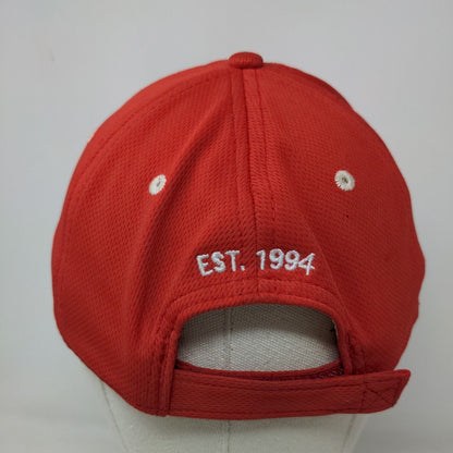 Pukka Men's Strapback Hat Red Embroidered The Hawthornes Logo