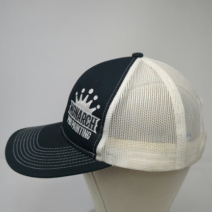 Port Authority Trucker Hat Black White One Size Monarch Pro Painting Crown Mesh