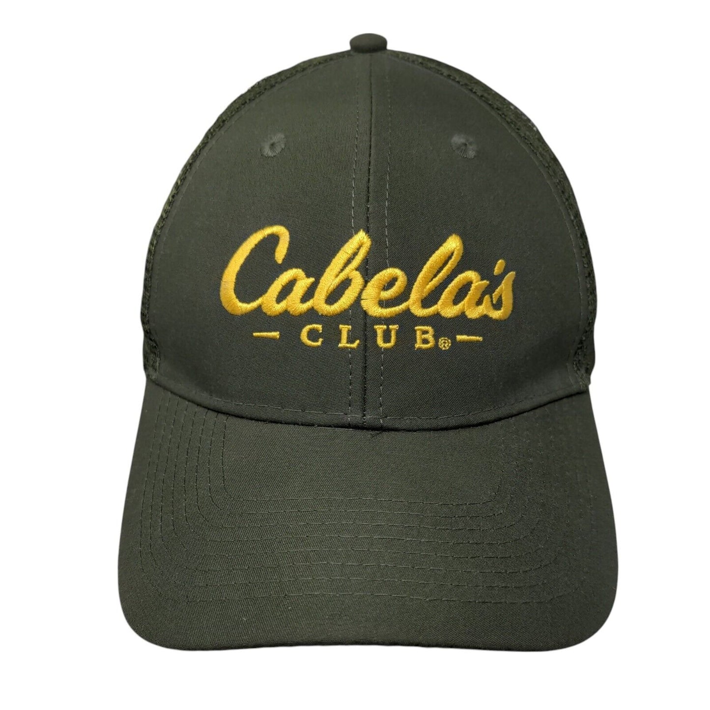 Cabela's Club Snapback Trucker Hat Multi One Size Embroidered Mesh Back
