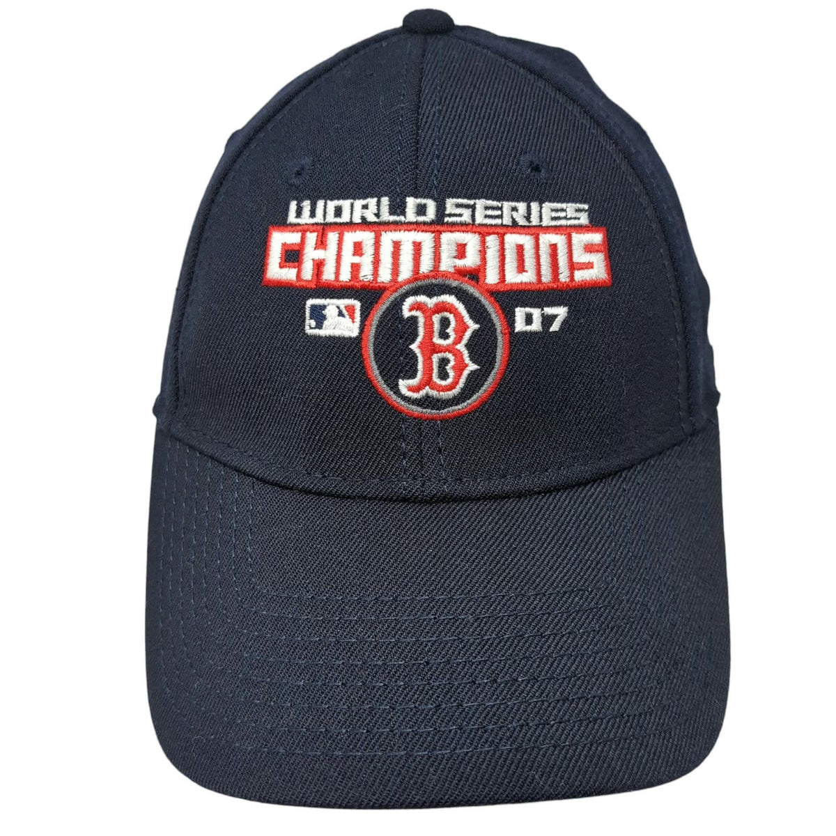Boston Red Sox MLB New Era Baseball Cap Blue M 2007 World Series Champions Hat