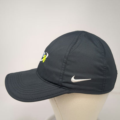 Nike Baseball Cap Black One Size Featherlight Dri-Fit THS Tennis Hat Adjustable