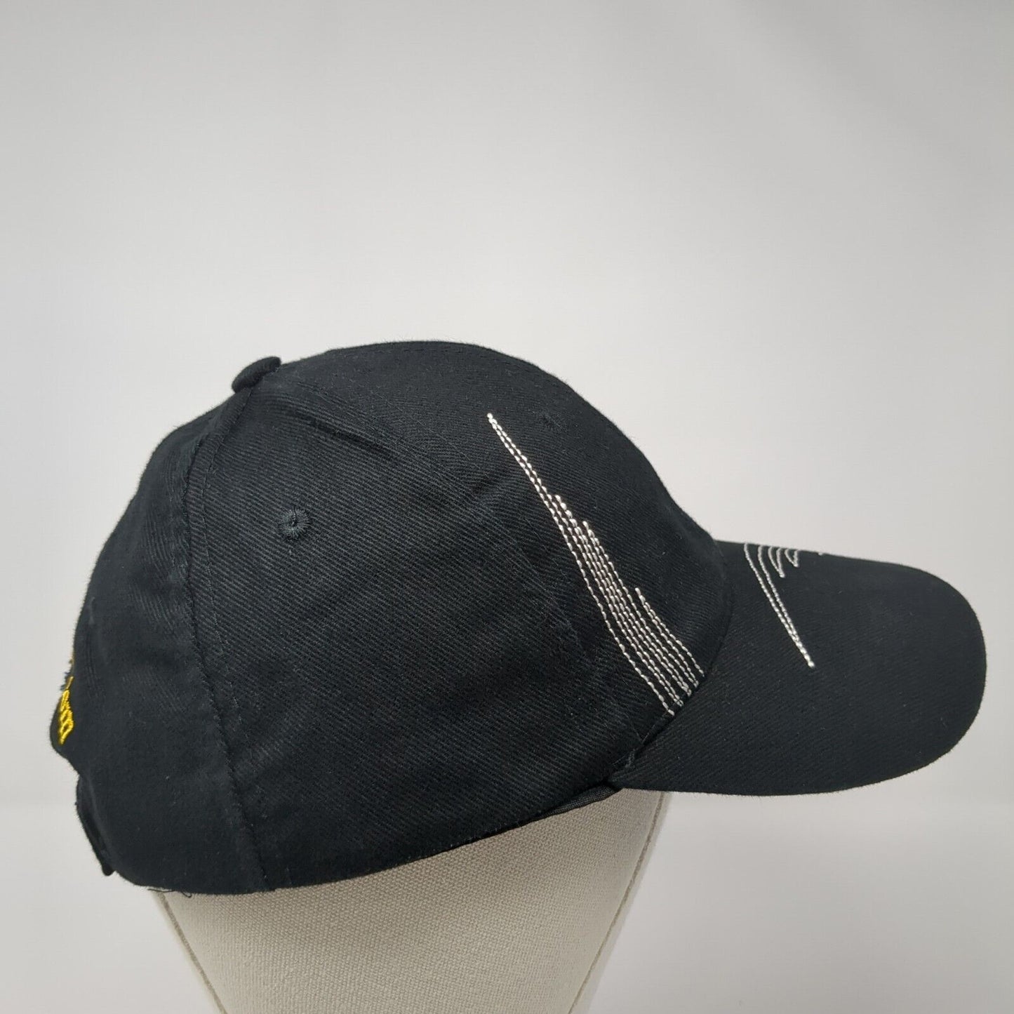 Dabmar Lighting Strapback Hat Black One Size Adjustable Embroidered