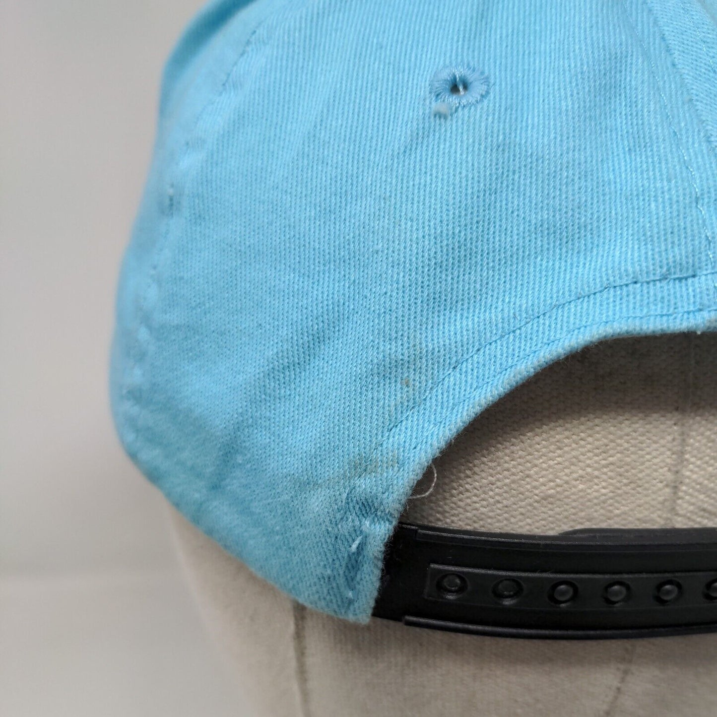 Munchie Madness Snapback Hat Blue One Size Embroidered Colorblock