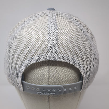 208 Properties Trucker Hat Gray One Size Adjustable Mesh Back Richardson