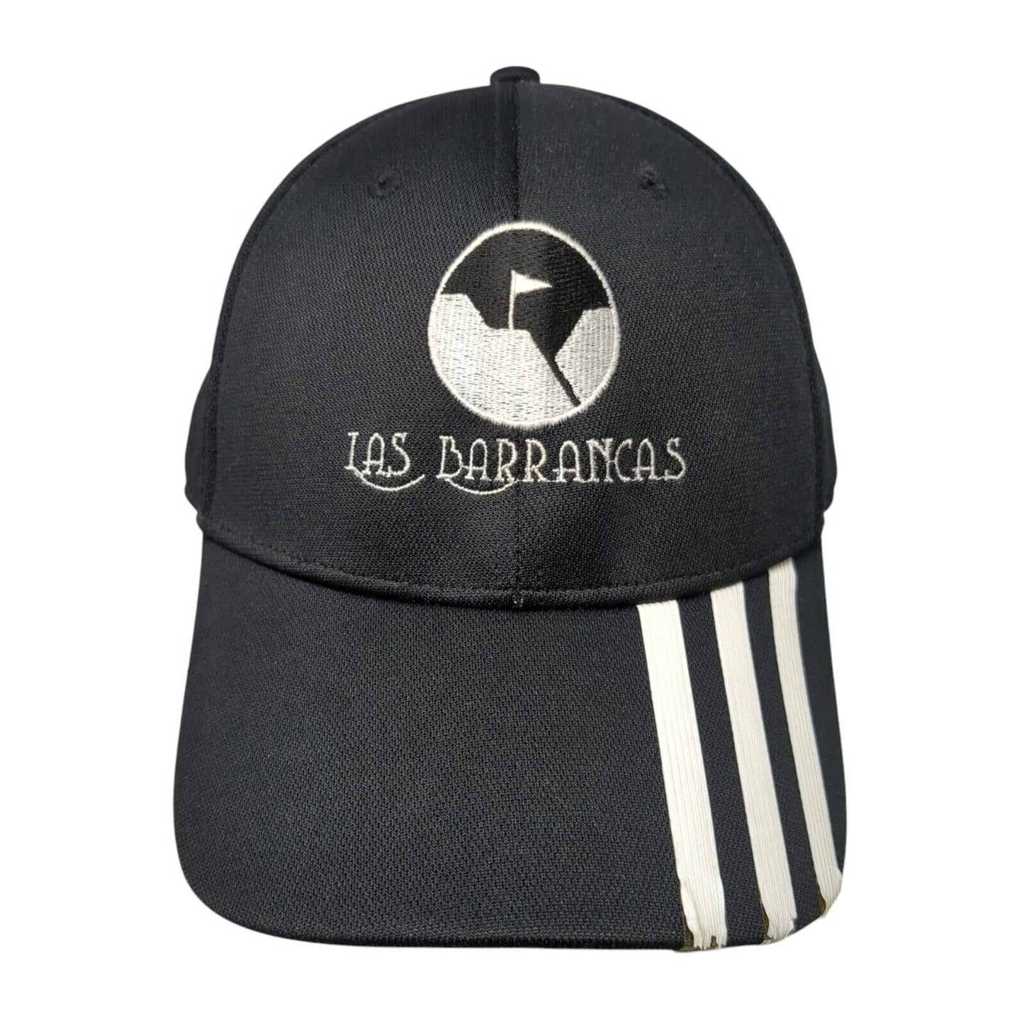 Las Barrancas Slideback Hat Black One Size Embroidered Adidas 3 Stripes