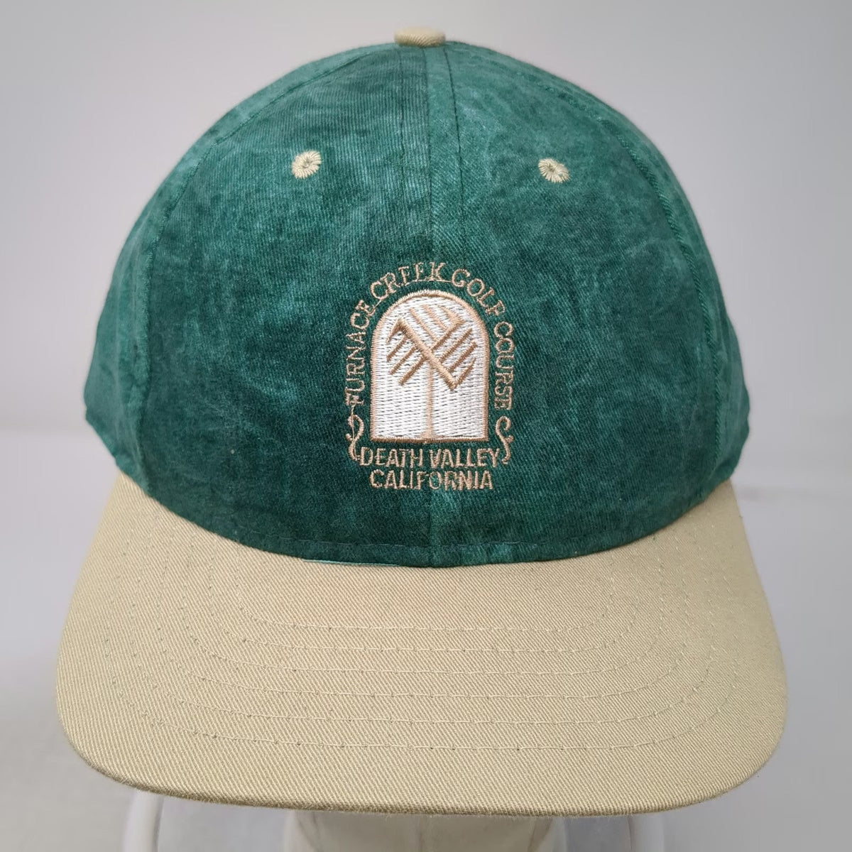 Fairway Blues Baseball Cap Green OSFM Furnace Creek Golf Course Death Valley Hat