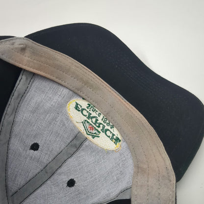 Eckrich Since 1894 Logo Baseball Cap Black One Size Strapback Embroidered Hat