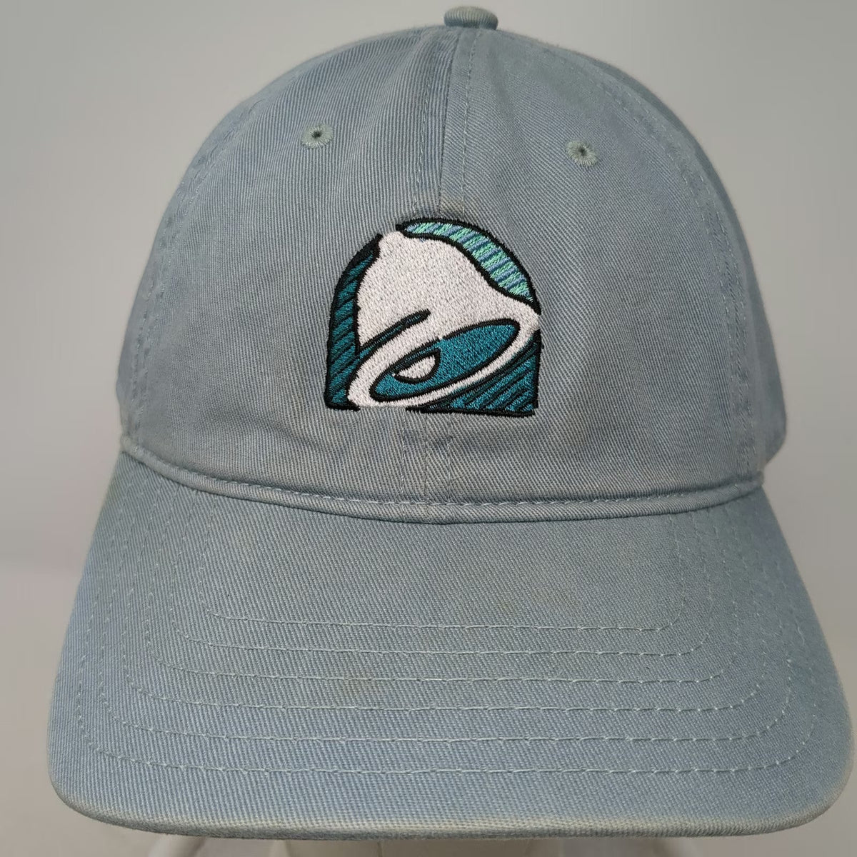 Baseball Cap Blue One Size Taco Bell Foundation Logo Embroidered Slideback Hat