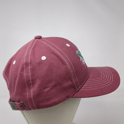 Butterfly Slideback Hat Red Large Adjustable Embroidered Fits Y'all