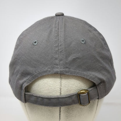 Baseball Cap Gray One Size Turtle Poppers Graphic Patch Adjustable Hat