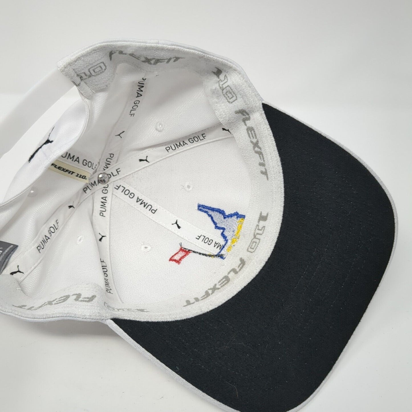 Idaho Open Snapback Golf Hat White One Size Flexfit 110 Puma 6 Panel