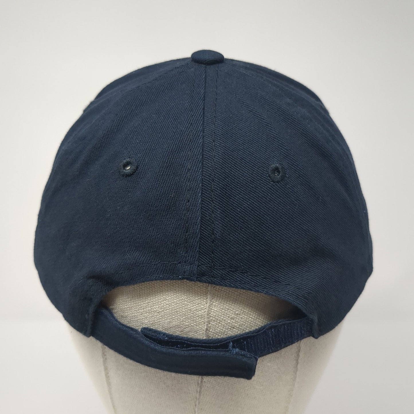Newsmax Strapback Baseball Cap Blue One Size Adjustable Embroidered 6 Panel