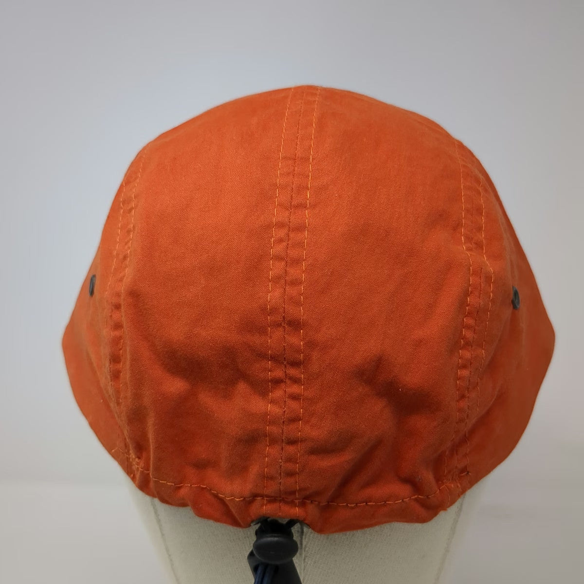 5 Panel Orange Hat One Size Strapback Mesh Patch Ski Graphic Blue Loop Cotton
