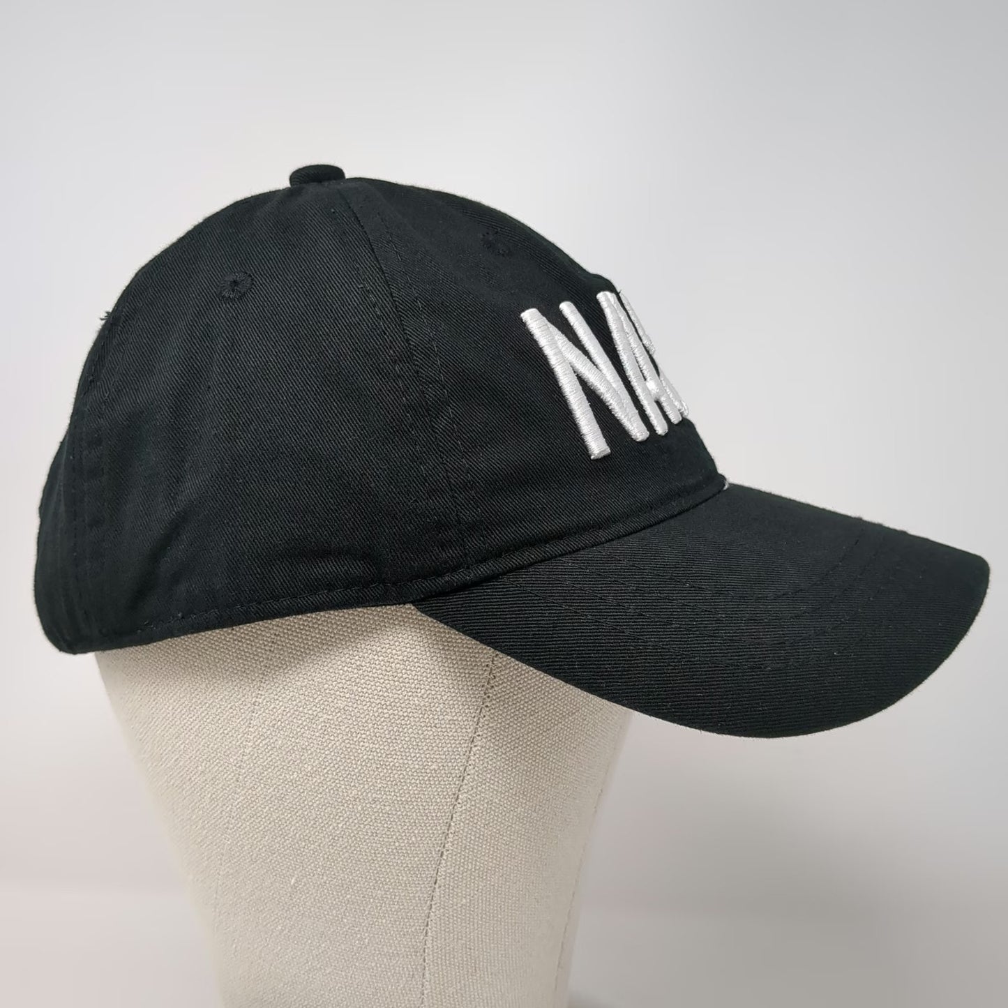 The Nash Collection Baseball Cap Black One Size Slideback Nash Embroidered Hat