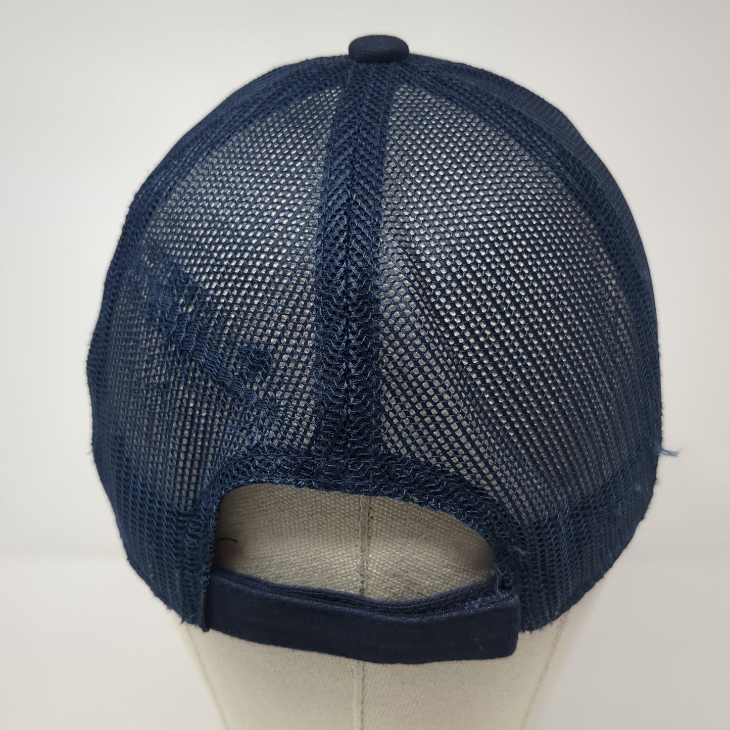 Ducks Unlimited Logo Strapback Mesh Back Trucker Hat Blue One Size Solid