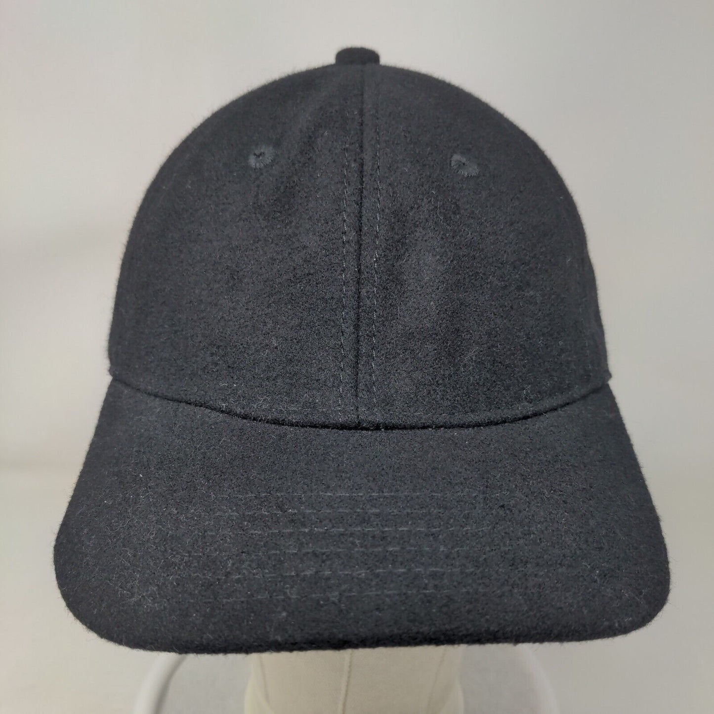 Gadiemkensd Slideback Hat Black Large Adjustable 6 Panel Wool Solid Blank