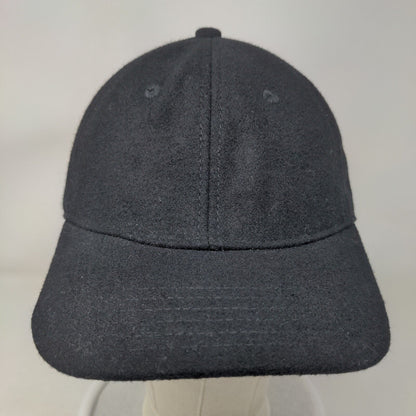 Gadiemkensd Slideback Hat Black Large Adjustable 6 Panel Wool Solid Blank