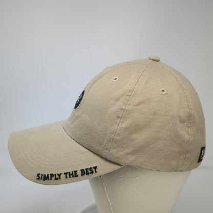Gear For Sports Baseball Cap Beige One Size Slideback Simply The Best Logo Hat
