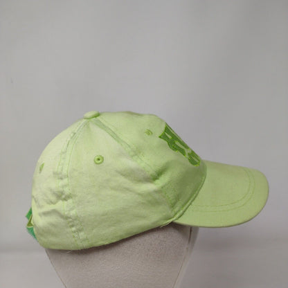 Happy Hippie Team Strapback Hat Green OSFA 52cm Adjustable Embroidered CTS Hats