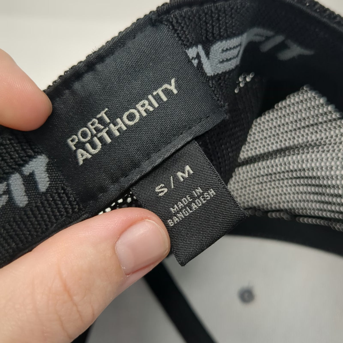 Port Authority Baseball Cap Gray M Fitted Mesh Flexfit Partners Insulation hat