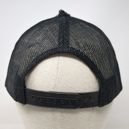 Volcom Trucker Hat Blue Black One Size Shred Be Happy Mesh Back Beach Snapback