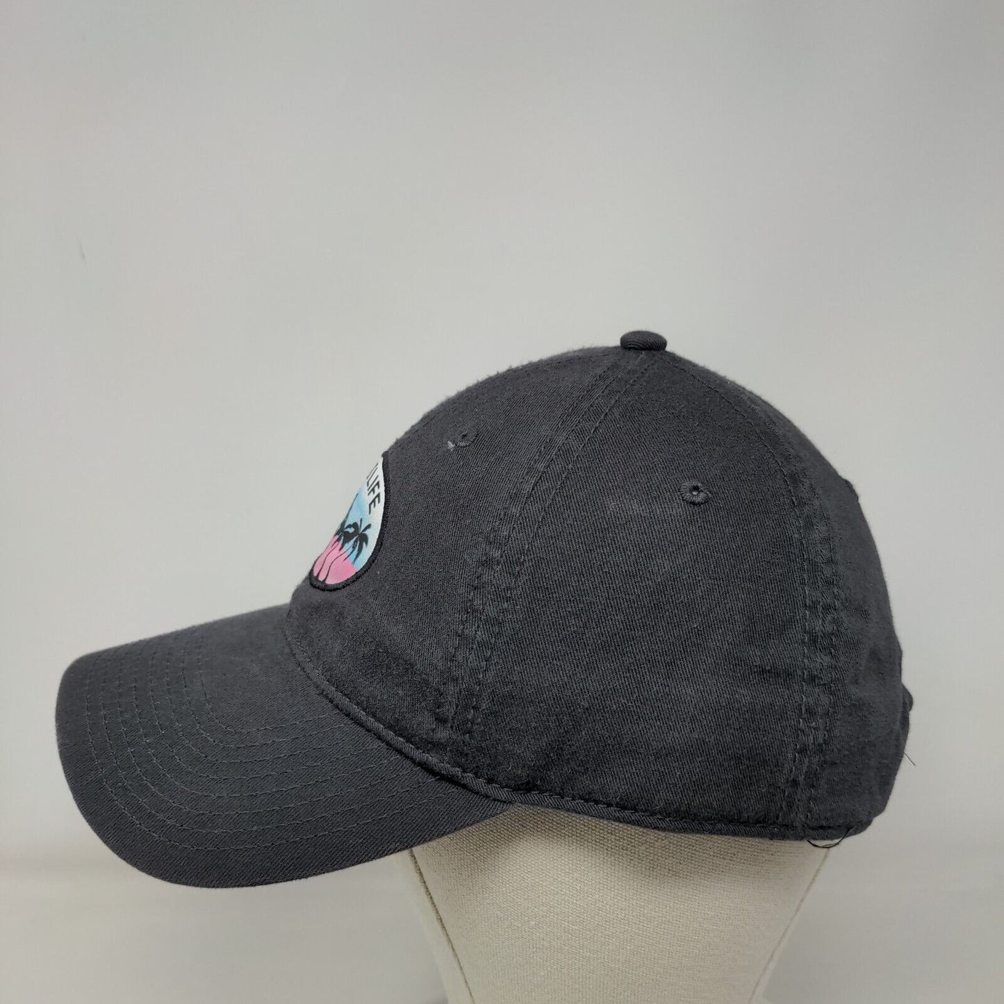 Salt Life Palm Tree Patch Slideback Hat Gray OSFM Adjustable Live Salty
