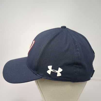 Washington Nationals MLB Under Armour Blue Red White OS Baseball Cap Strapback