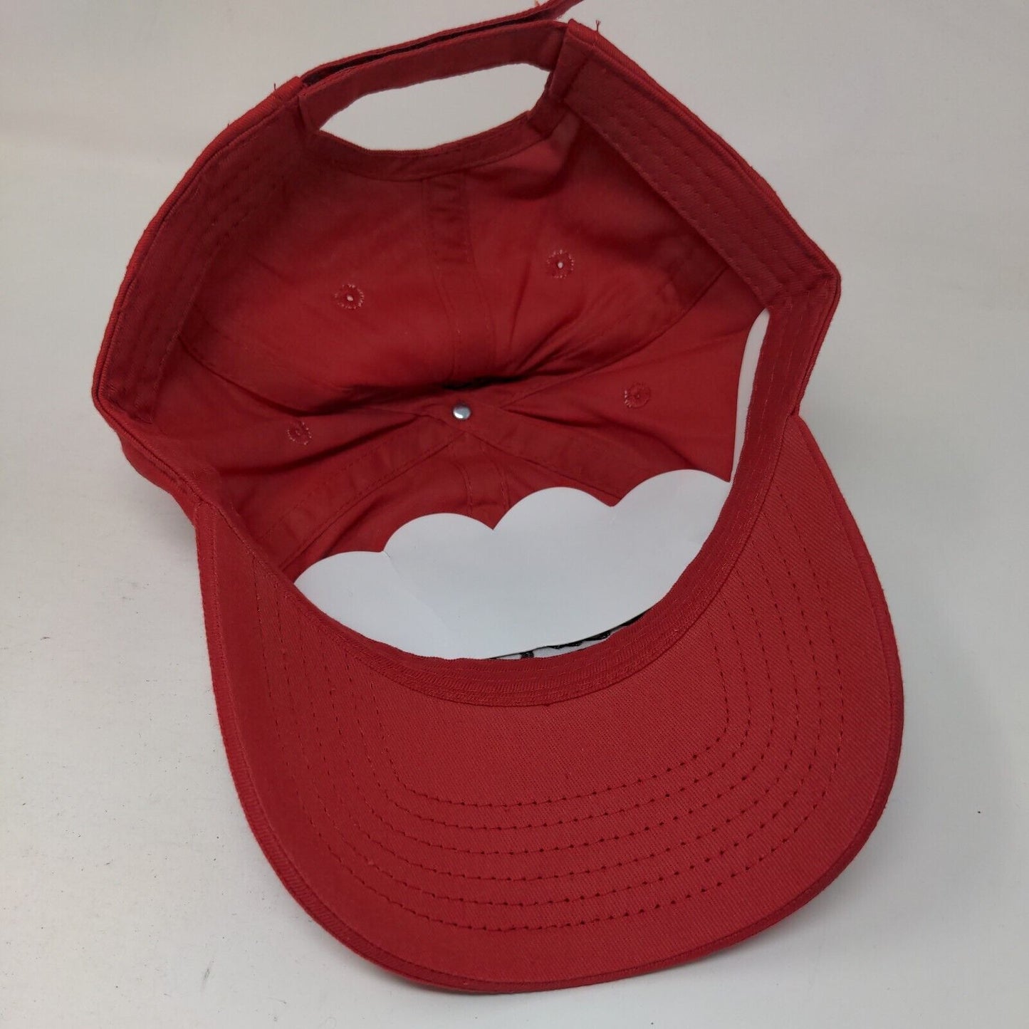 Coca-Cola Zero Sugar Strapback Hat Red One Size Adjustable Embroidered 6 Panel