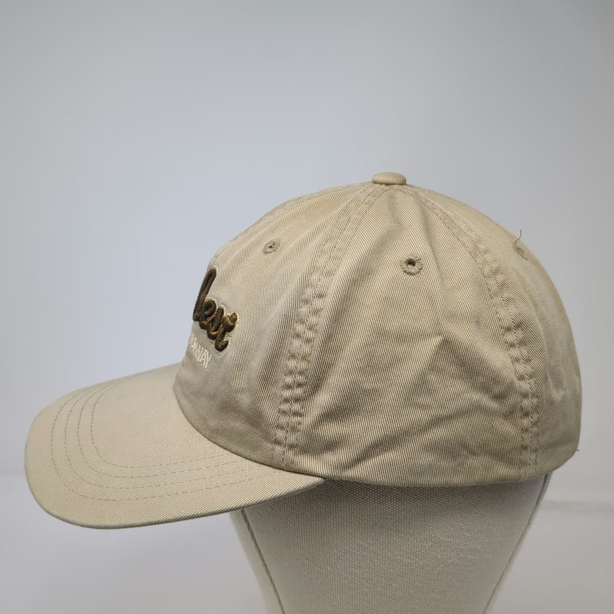 Imperial Baseball Cap Beige One Size Oak Crest Norway Hat Adjustable Cotton