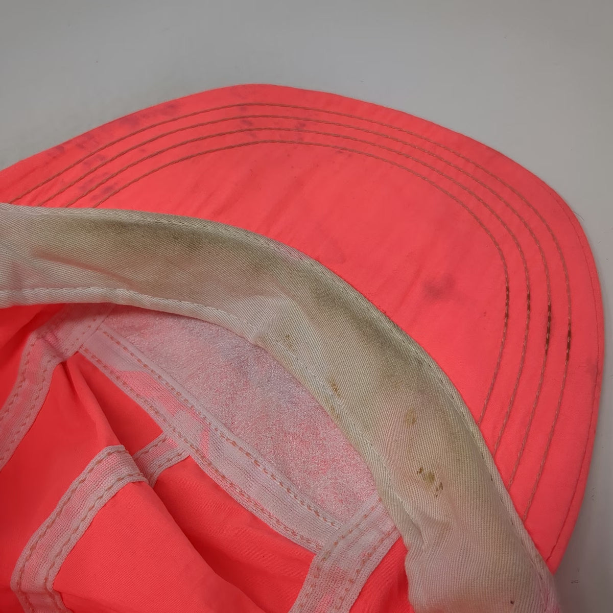 Trek Baseball Cap Pink OS Made in USA 5 Panel Bicycle Cycling Logo Hat Vintage