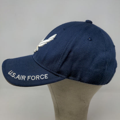 Rapid Dominance Men's Strapback Hat Blue OSFA Embroidered Big Air Force Logo