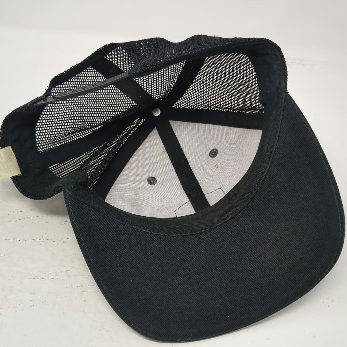 Republic Services Trucker Hat Black One Size Mesh Back Snapback Patch Uniform