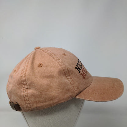 Nice To Meat You Slideback Hat Brownish-Orange One Size Leather Strap