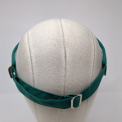Pappy & Company Slideback Sun Visor Green OS Adjustable Lightweight Embroidered