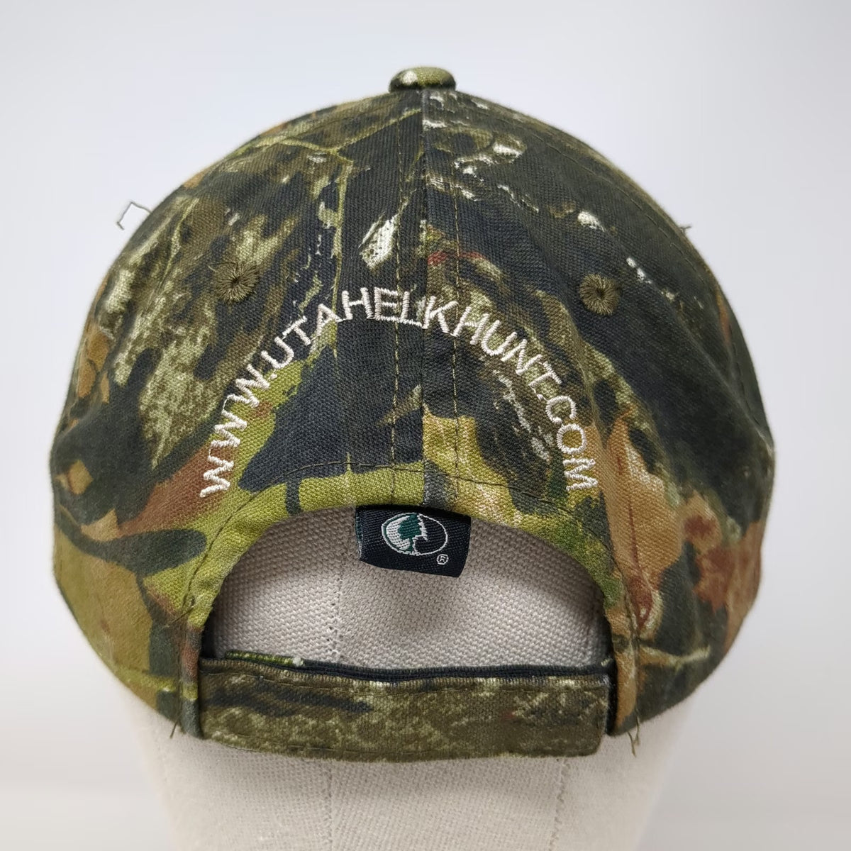 Outdoor Cap Baseball Cap Green Camo One Size Broadmouth Canyon Elk Hunt Utah Hat