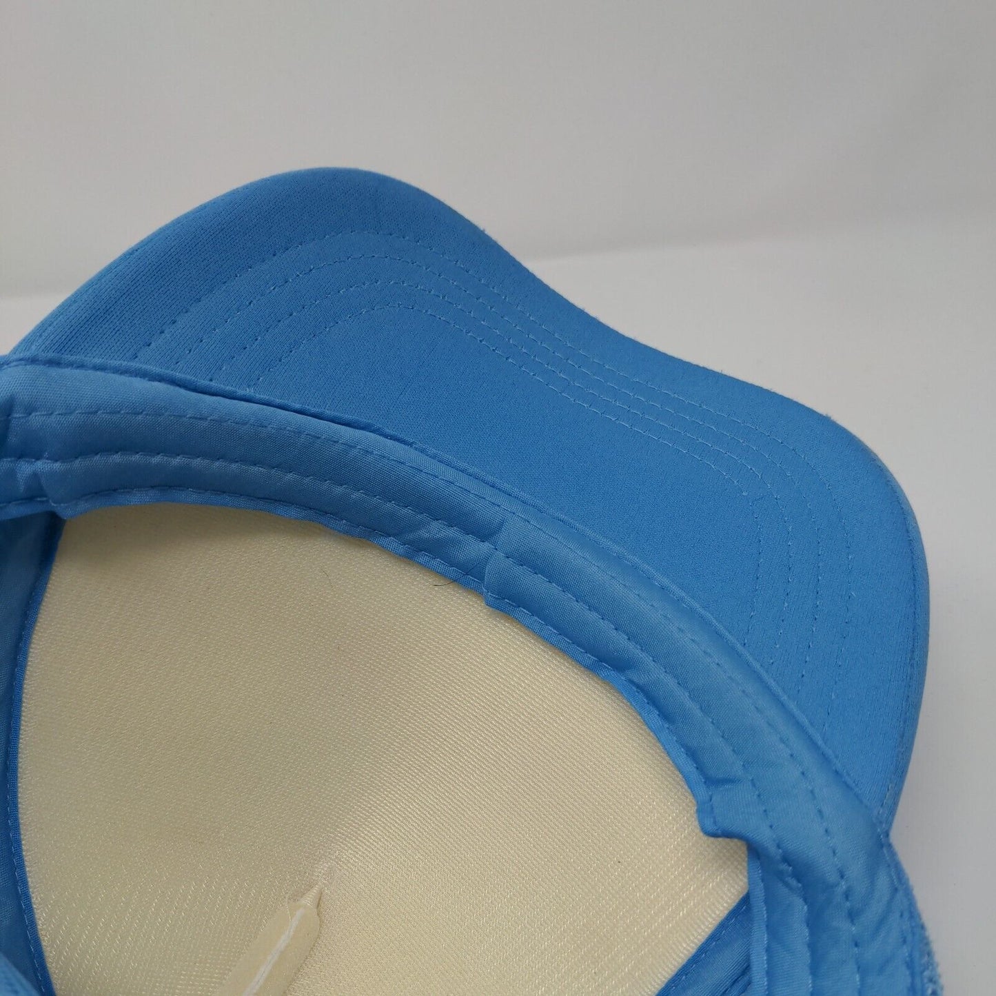 Cowgirl Snapback Mesh Back Trucker Hat Blue OSFA Adjustable Colorblock