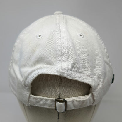 Legacy Baseball Cap White One Size Anguilla Straw Hat Restaurant Destination