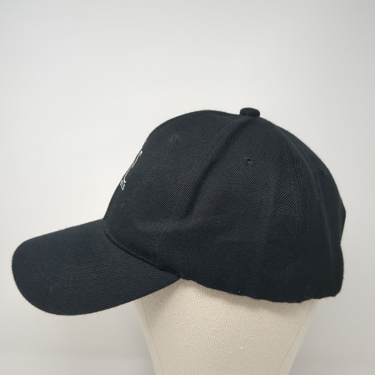 TRS Hotels Strapback Hat Black One Size Adjustable Embroidered 6 Panel
