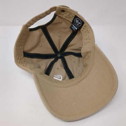 '47 Brand Slideback Hat Tan One Size Adjustable Embroidered 6 Panel