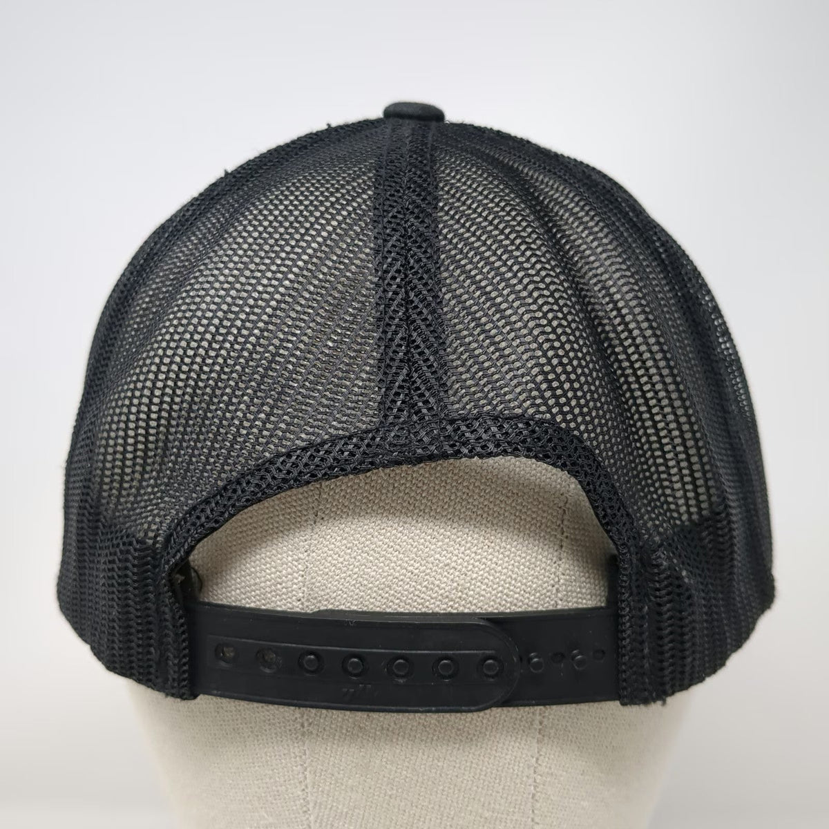 Yupoong Trucker Hat Black One Size Salty Rodeo Snapback Matt 5 13 Mesh Western