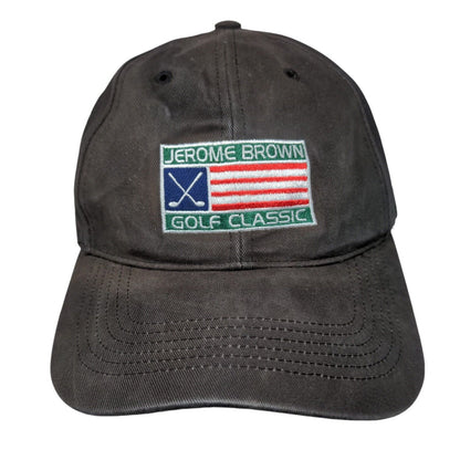 Jerome Brown Golf Classic Flag Strapback Hat Black One Size Richardson