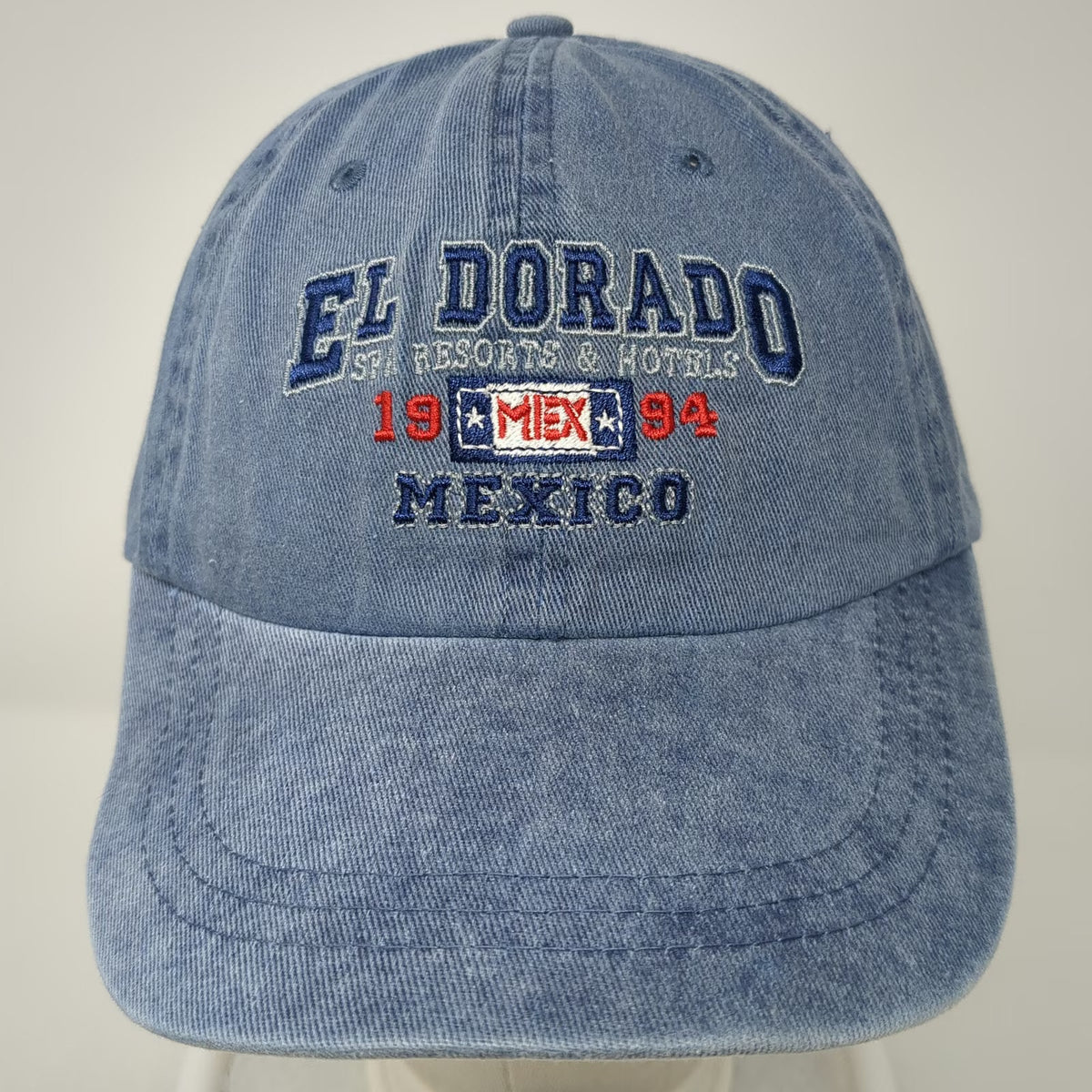 Caribbean Side El Dorado Spa Resorts Mexico Blue One Size Baseball Cap Hat