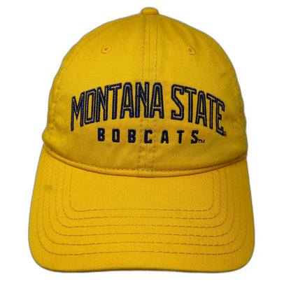 Under Armour Montana State Bobcats NCAA Hat Yellow Blue One Size Slideback Cap
