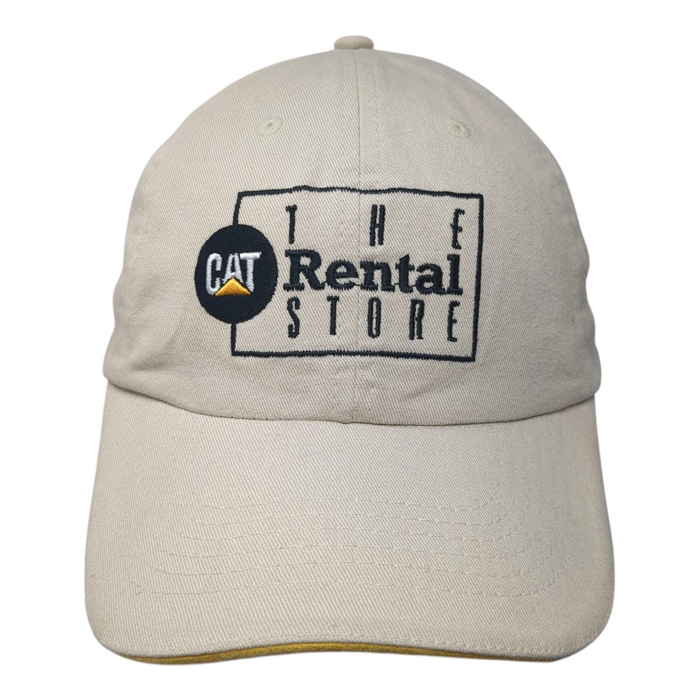 CAT The Rental Store Thompson Tractor Baseball Cap Beige One Size Adjustable