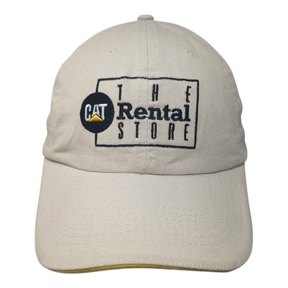 CAT The Rental Store Thompson Tractor Baseball Cap Beige One Size Adjustable